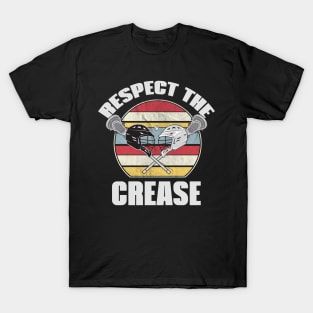 Respect The Crease Lacrosse T-Shirt